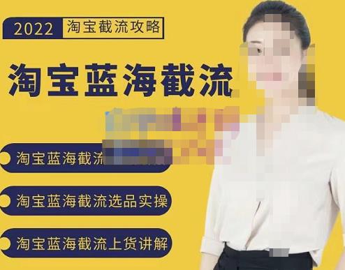 2022淘宝蓝海截流攻略，淘宝蓝海截流选品上货实操讲解-网创社区