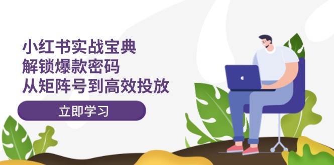 小红书实战宝典：解锁爆款密码，从矩阵号到高效投放-网创社区