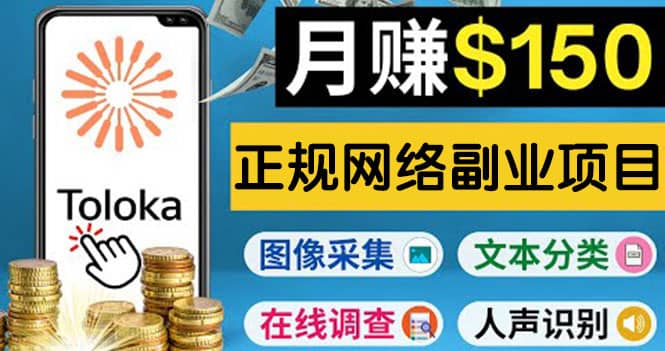 正规网络副业赚钱平台Toloka，利用业余时间月赚150美元-网创社区