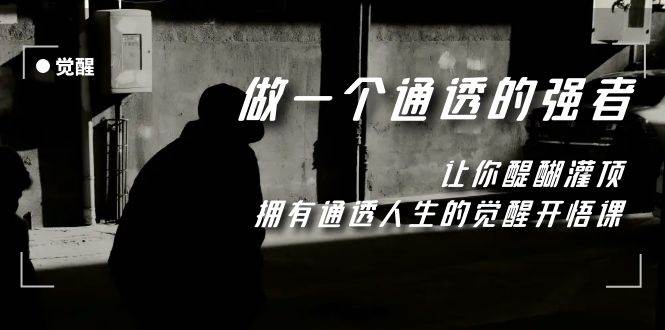 觉醒-做一个通透强者，让你醍醐灌顶，拥有通透人生，掌握强大的秘密-网创社区