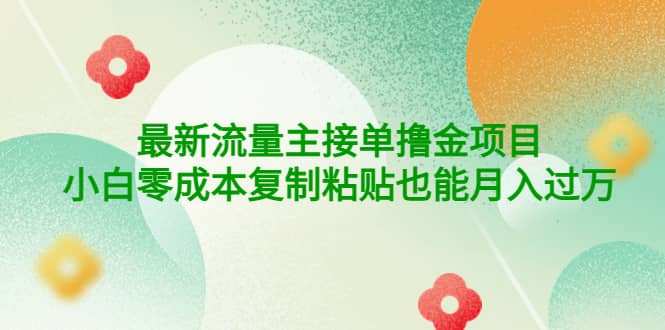 公众号最新流量主接单撸金项目-网创社区