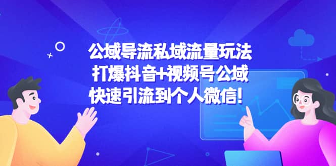 公域导流私域流量玩法：打爆抖音+视频号公域-网创社区