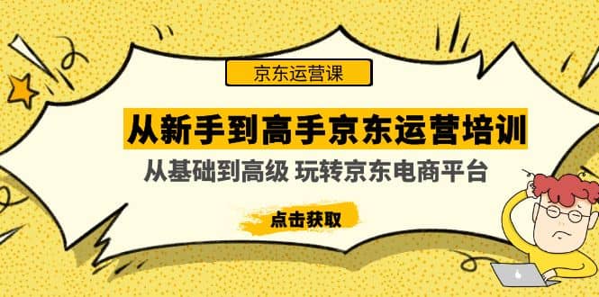 从新手到高手京东运营培训：从基础到高级 玩转京东电商平台(无水印)-网创社区