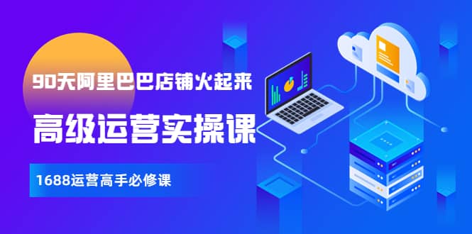 【90天阿里巴巴店铺火起来】高级运营实操课，1688运营高手必修课-网创社区