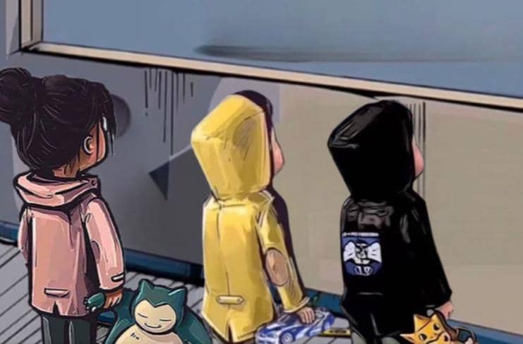 橱窗看车男孩汽车头像制作项目-网创社区