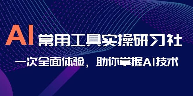 AI-常用工具实操研习社，一次全面体验，助你掌握AI技术-网创社区