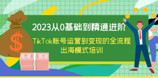 2023从0基础到精通进阶，TikTok账号运营到变现的全流程出海模式培训-网创社区