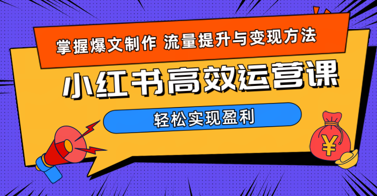 价值980小红书运营操作指南-网创社区