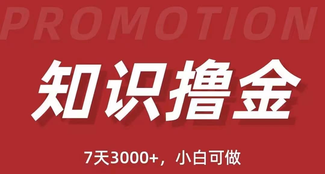 抖音知识撸金项目：执行力强当天见收益(教程+资料)-网创社区
