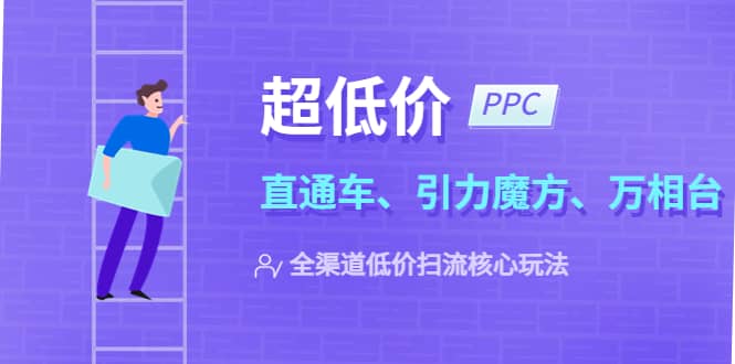2023超低价·ppc—“直通车、引力魔方、万相台”全渠道·低价扫流核心玩法-网创社区