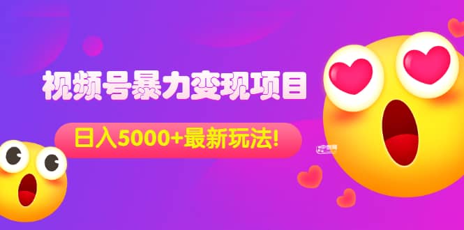 外面收费699的视频号暴力变现项目，日入5000+，简单易操作当天见效果-网创社区