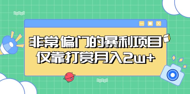非常偏门的暴利项目-网创社区