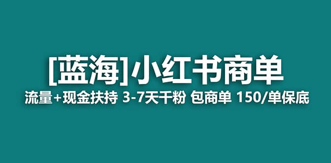 2023蓝海项目【小红书商单】流量+现金扶持，快速千粉，长期稳定，最强蓝海-网创社区