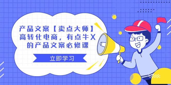 产品文案【卖点大师】高转化电商，有点牛X的 产品文案必修课-网创社区
