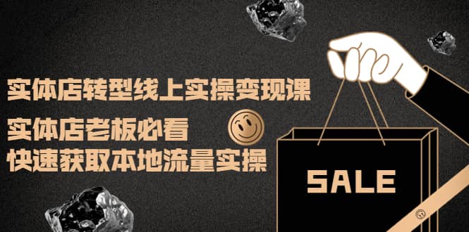 实体店转型线上实操变现课：实体店老板必看，快速获取本地流量实操-网创社区