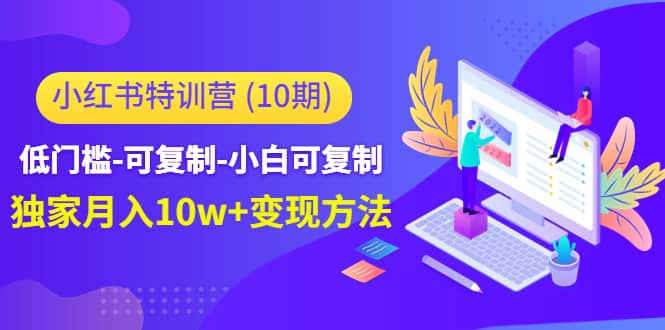 小红书特训营（第10期）低门槛-可复制-小白可复制-网创社区