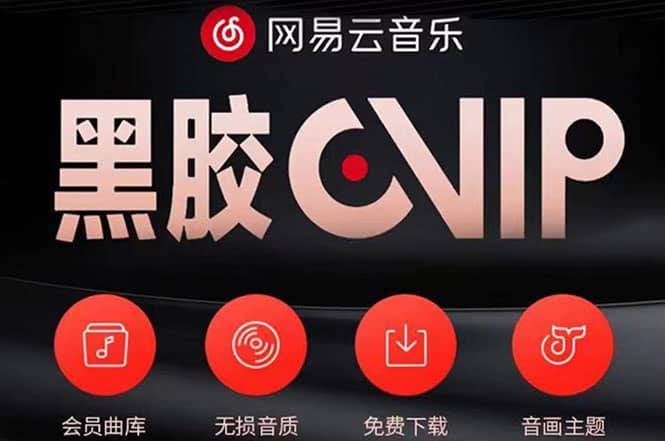 网易云撸黑胶年卡及变现方法，收益可无限放大-网创社区