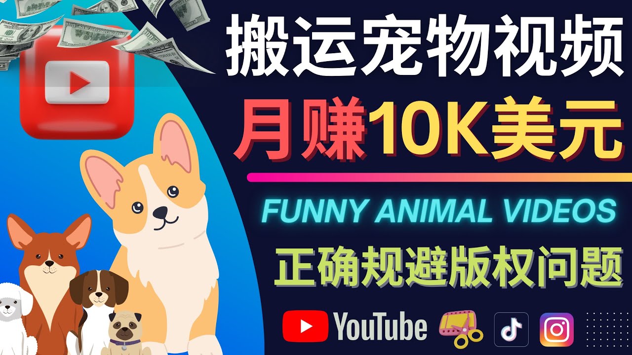 搬运TIKTOK视频到YouTube，并进行二次创作，月赚1万美元以上-网创社区