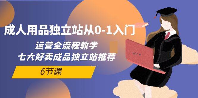成人用品独立站从0-1入门，运营全流程教学，七大好卖成品独立站推荐-6节课-网创社区
