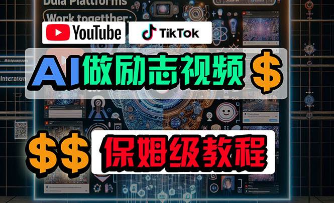 利用AI制作励志视频，在YouTube和TikTok赚钱，小白可做（附工具）-网创社区