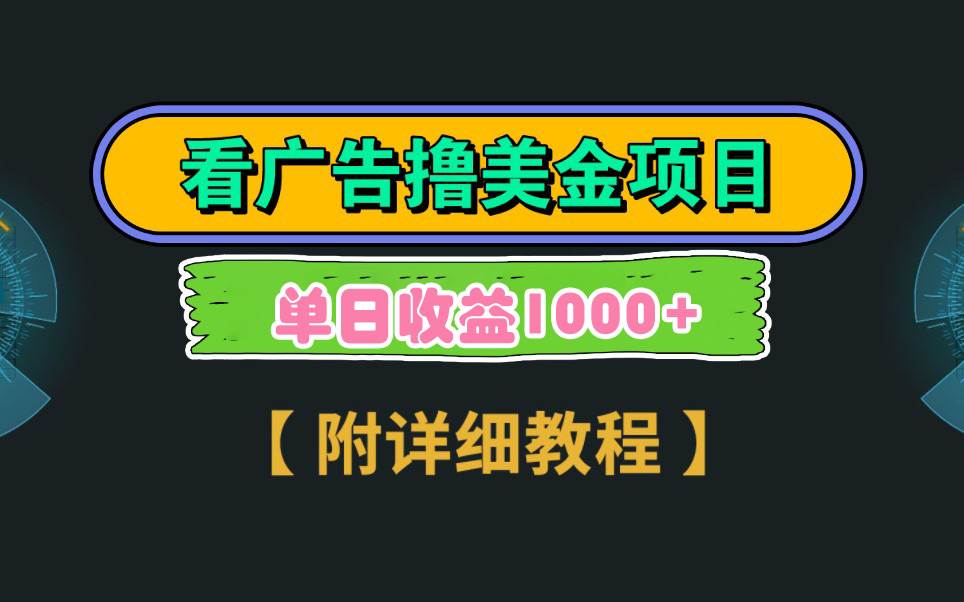 Google看广告撸美金，3分钟到账2.5美元 单次拉新5美金，多号操作，日入1千+-网创社区