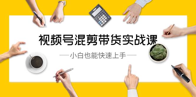 视频号-混剪带货实战课，小白也能快速上手（10节课）-网创社区
