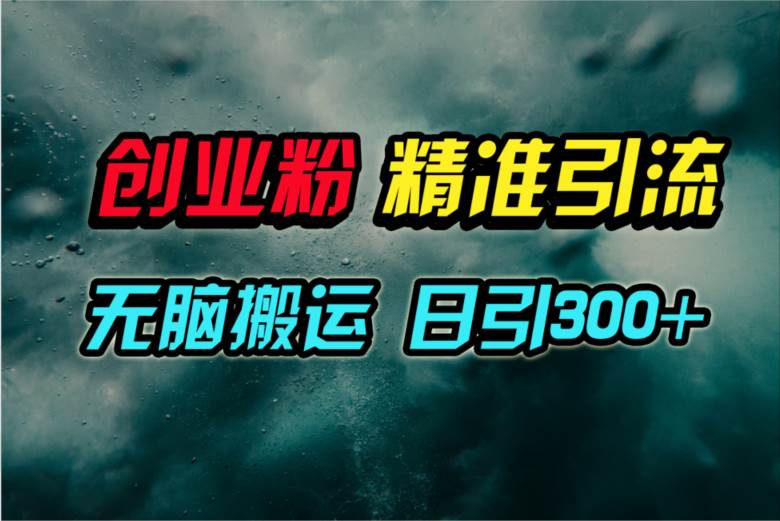 视频号纯搬运日引300+创业粉教程！-网创社区