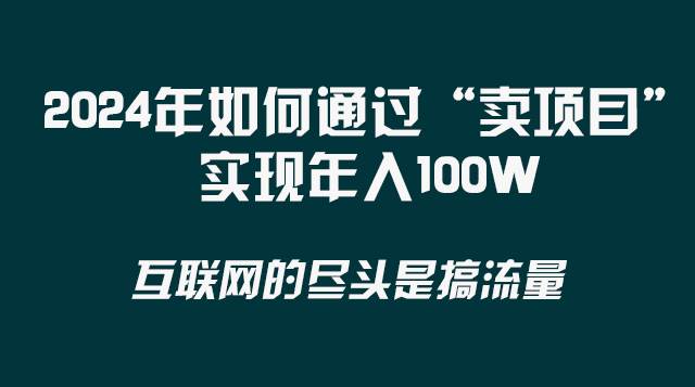 2024年如何通过“卖项目”实现年入100W-网创社区