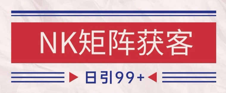 小红书某音NK赛道引流获客 自热矩阵日引200+【揭秘】-网创社区