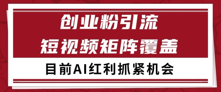 小红书某音创业赛道引流获客 自热矩阵日引200+【揭秘】-网创社区