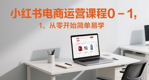 小红书电商运营课程0-1，从零开始简单易学-网创社区