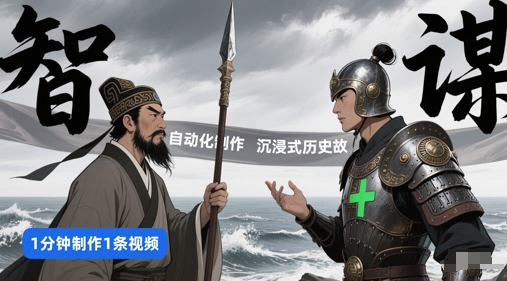 扣子工作流一键生成沉浸式历史故事，一天工作量，3分钟搞定-网创社区