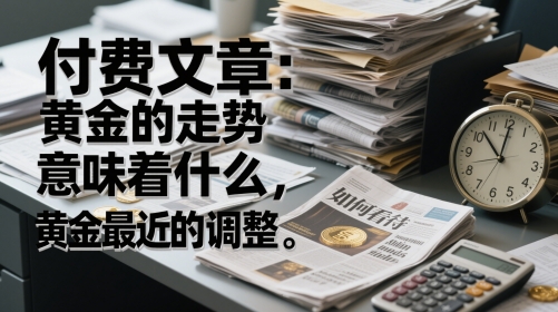 付费文章：黄金的走势意味着什么，如何看待黄金最近的调整-网创社区