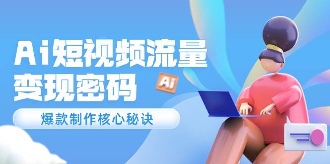 （14875期）Ai短视频流量密码，爆款制作核心秘诀，120万案例深度解析-网创社区