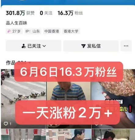 外面卖5000最新抖音搬运涨粉技术，新玩法，一分钟一条，一天涨粉2W，苹果安卓都可用-网创社区