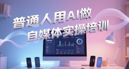 普通一个人用AI做自媒体，助你轻松开启AI自媒体创作之路-网创社区